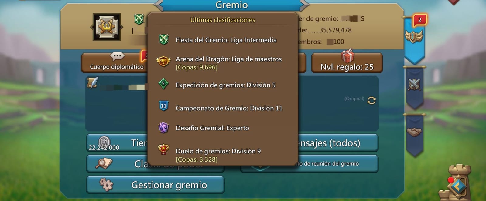 Gremio lvl 25