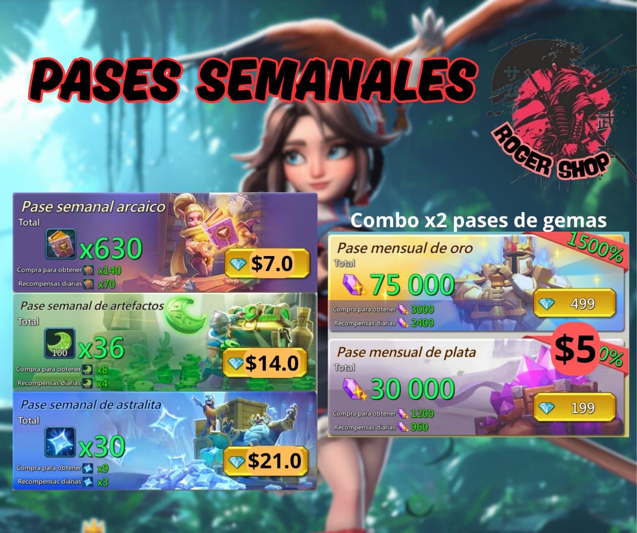 Pases Semanales